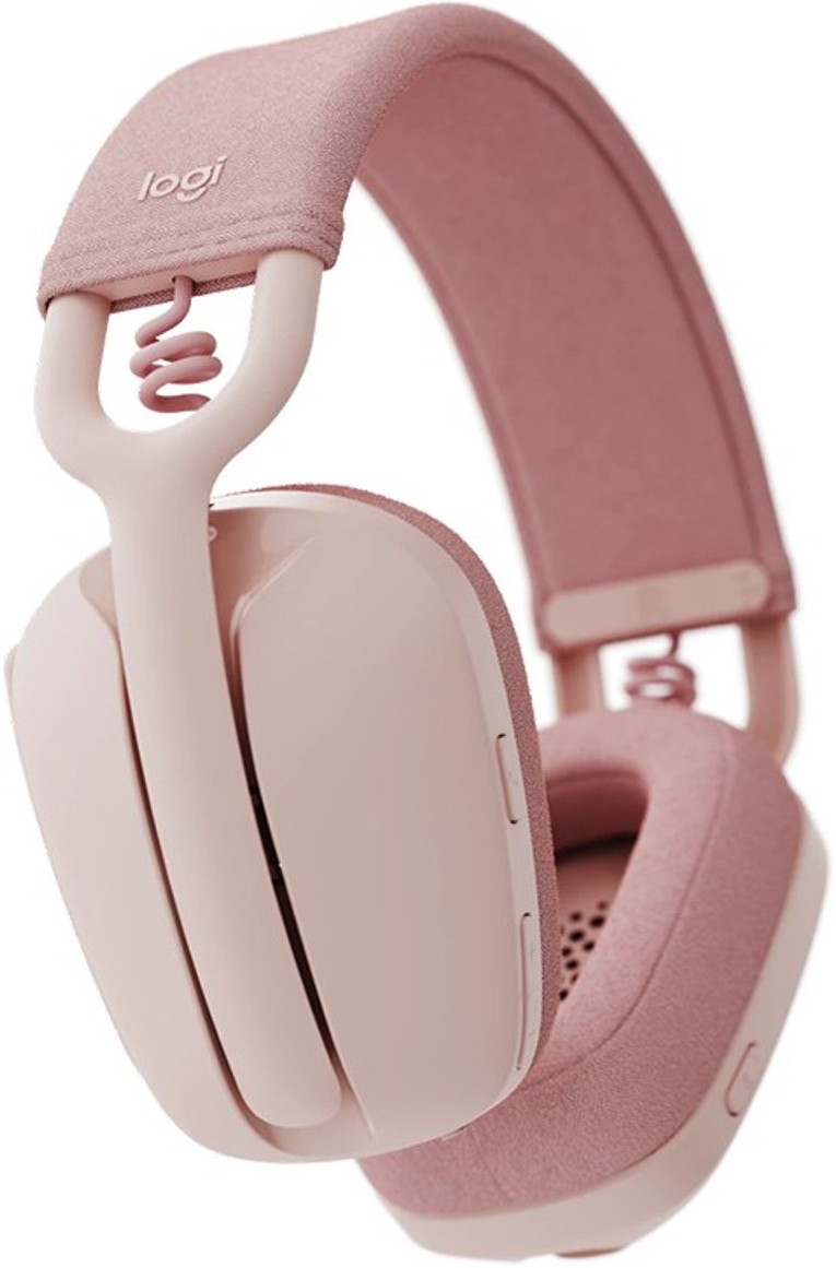 Наушники с микрофоном Logitech Zone Vibe 100, Розовый детальное изображение - 3