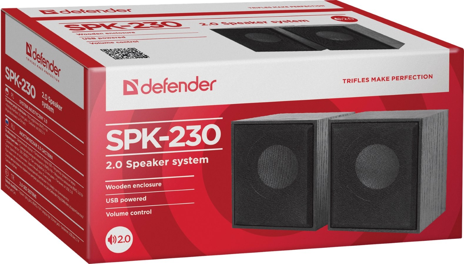 Компьютерные колонки Defender SPK-230, Черный детальное изображение - 6