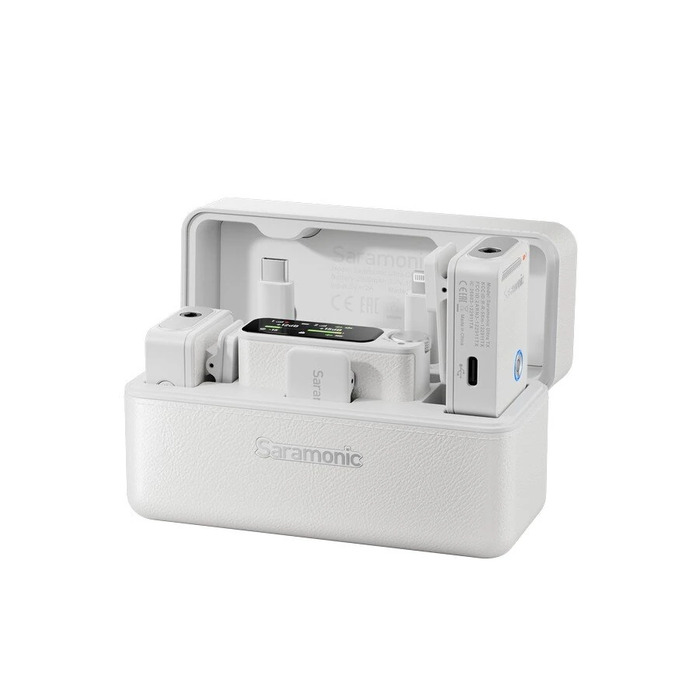 Радиосистема Saramonic Ultra + 2 петличных микрофона, Белый №2