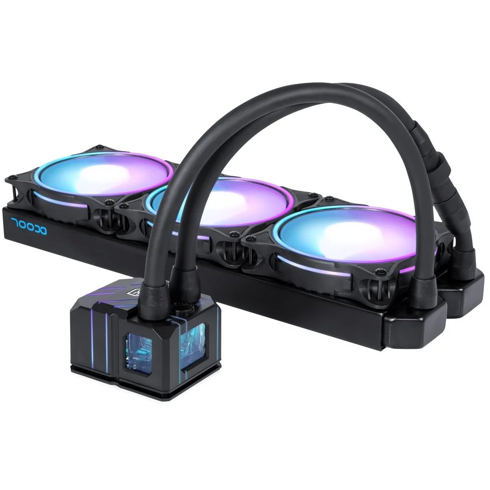 Система жидкостного охлаждения Alphacool Eisbaer Pro Aurora 360 CPU AIO, Черный детальное изображение - 2