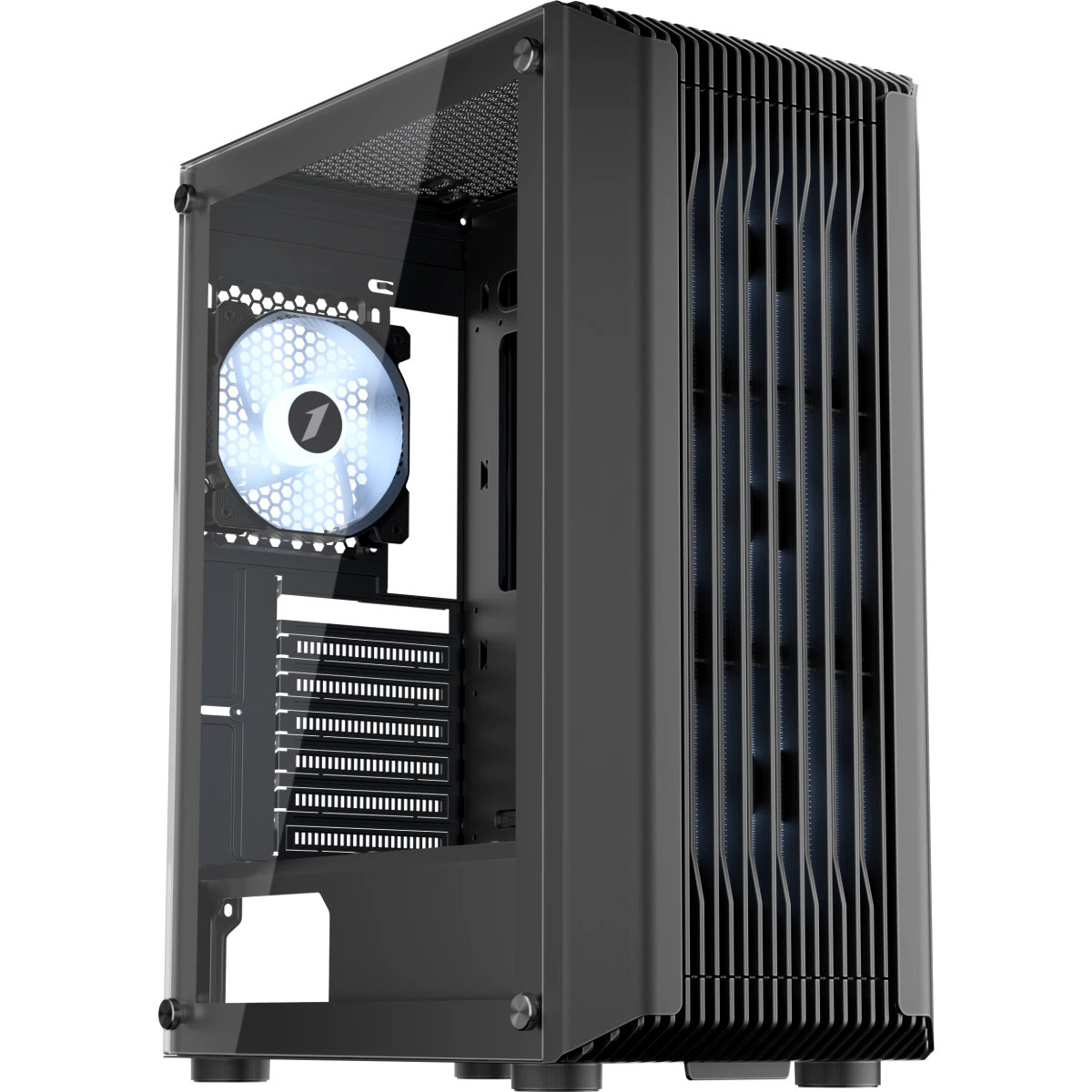 Корпус 1STPLAYER BULLET HUNTER H6 ARGB, Черный детальное изображение - 2