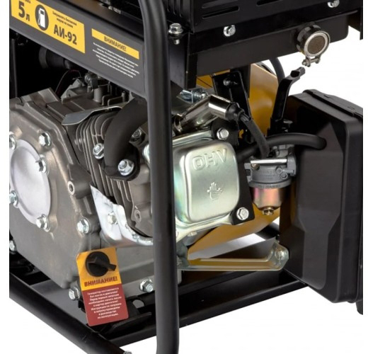 Генератор бензиновый Denzel GT-3500iF 94705, 3.2 кВт, Желтый детальное изображение - 9