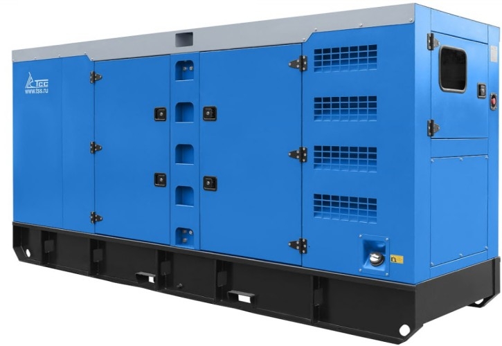 Генератор дизельный ТСС АД-250С-Т400-1РКМ5 ПРОФ (TTST 350TS ST) 023666, в кожухе, 250 кВт, Синий детальное изображение - 1