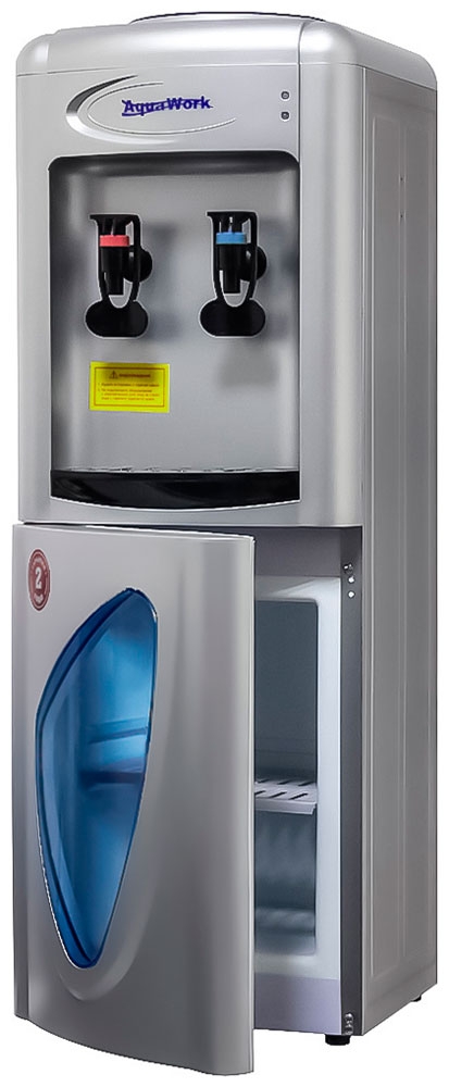 Кулер для воды со шкафчиком Aqua Work 0.7-LR (24527), Серебро детальное изображение - 1