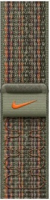Умные часы Apple Watch Series 9 Midnight Aluminum Case GPS + Cellular with Nike Sport Band Sequoia/Orange, 41 mm, Секвойя/Оранжевый детальное изображение - 2
