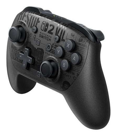 Геймпад Nintendo Switch 2 Pro Controller Resident Evil Requiem Edition, Черный детальное изображение - 4