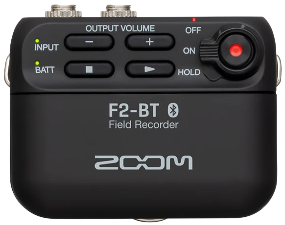 Рекордер Zoom F2-BT Bluetooth, 32 бит, Черный детальное изображение - 3