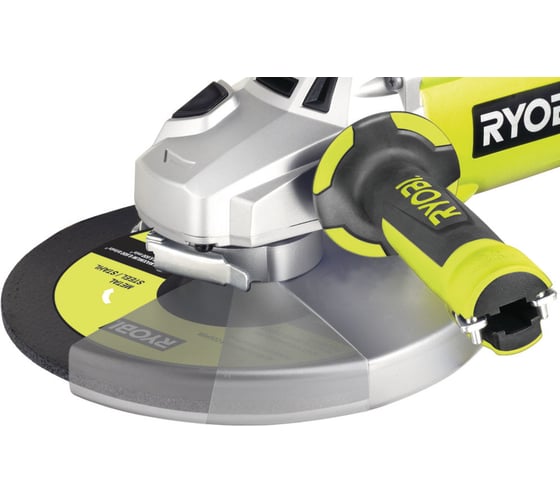 Углошлифовальная машина Ryobi EAG2000RS 5133000550, 230 мм, 6000 об/мин, 2000 Вт детальное изображение - 6