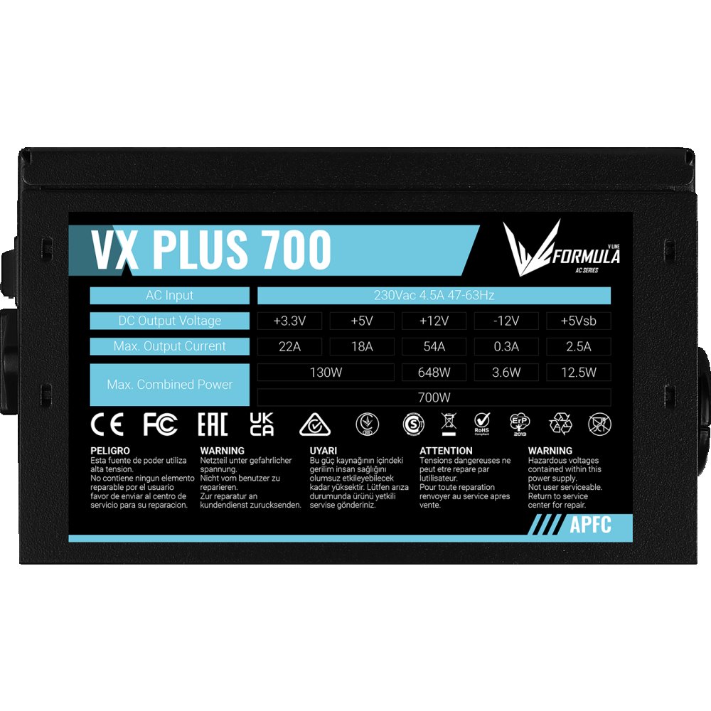 Блок питания Formula VX-700 PLUS, 700 Вт детальное изображение - 5