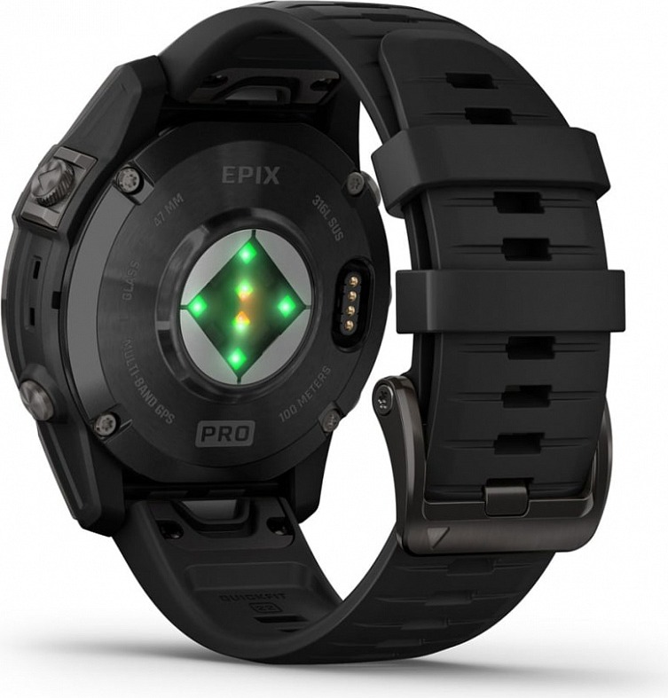 Смарт-часы Garmin Epix Pro Gen 2 Standard Edition, 47 мм, Черный детальное изображение - 3