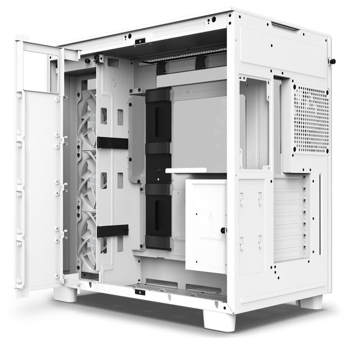 Корпус NZXT H9 Flow, Белый №5