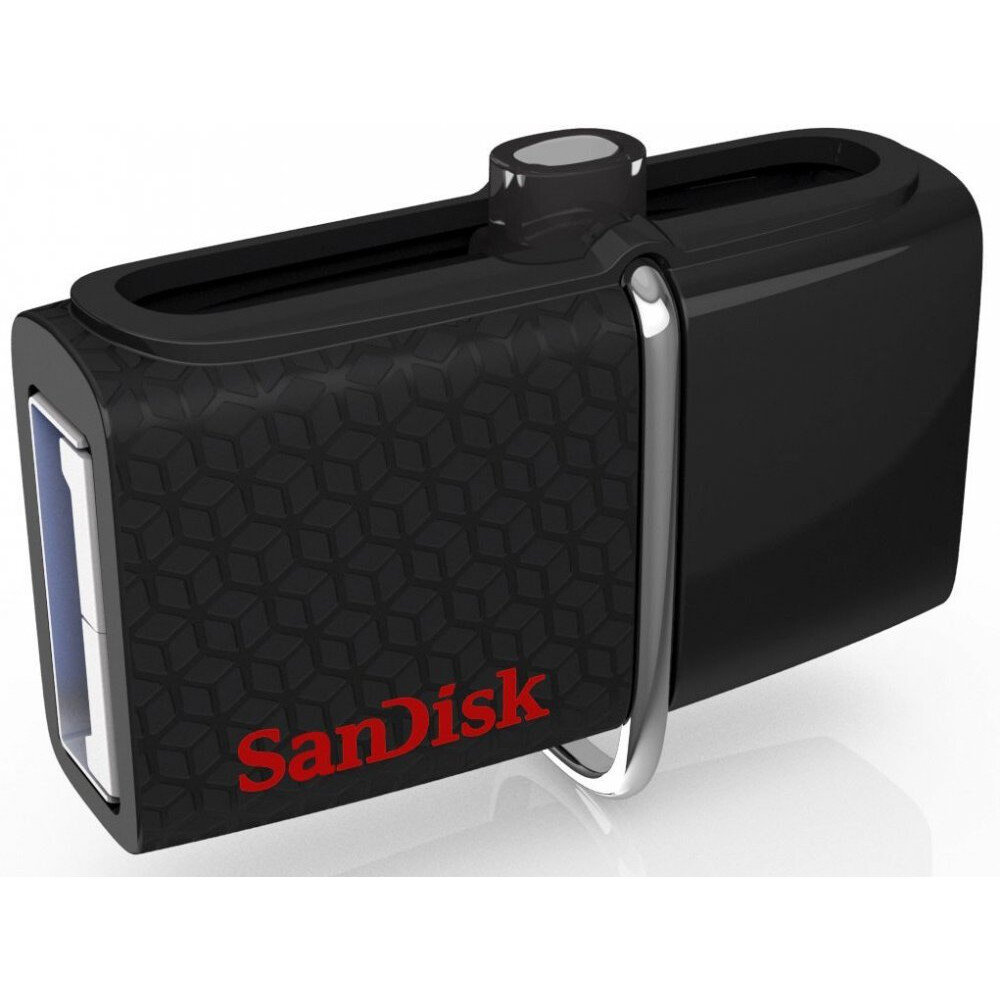 USB Flash накопитель SanDisk Ultra Dual (SDDD2-064G-G46) 64 ГБ, черный детальное изображение - 3