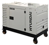 Генератор дизельный с воздушным охлаждением HYUNDAI DHY 10000SE-T, в кожухе, 8 кВт, Белый вариант - 6