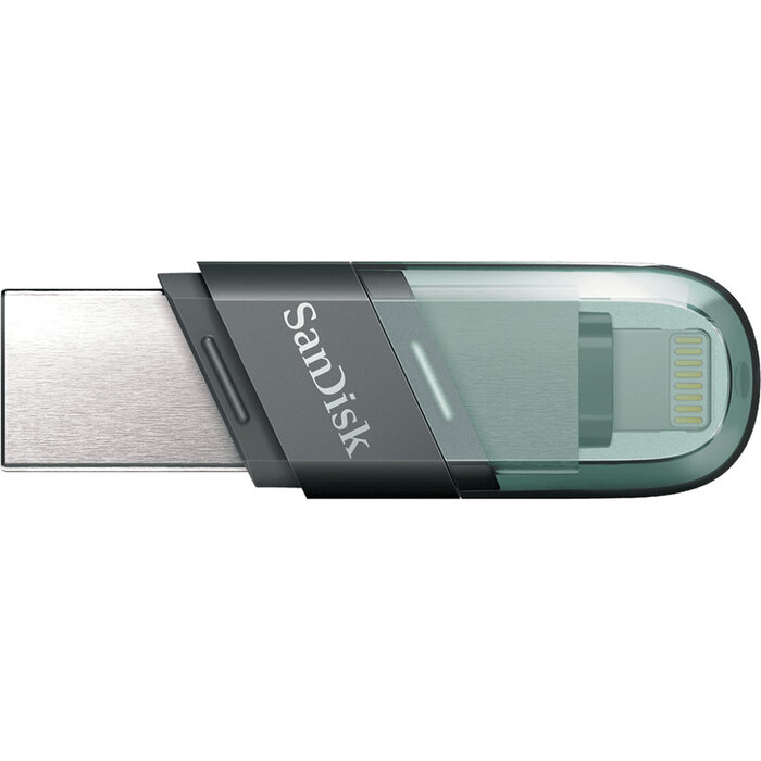 USB Flash накопитель SanDisk iXpand Flip (SDIX90N-128G-GN6NE) 128 ГБ, зеленый №2