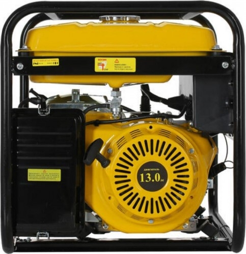 Генератор бензиновый EUROLUX G6500A 64/1/42, 5 кВт, Желтый детальное изображение - 5