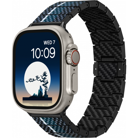 Карбоновый браслет Pitaka для Apple Watch Series Retro, AWB1004 детальное изображение - 1