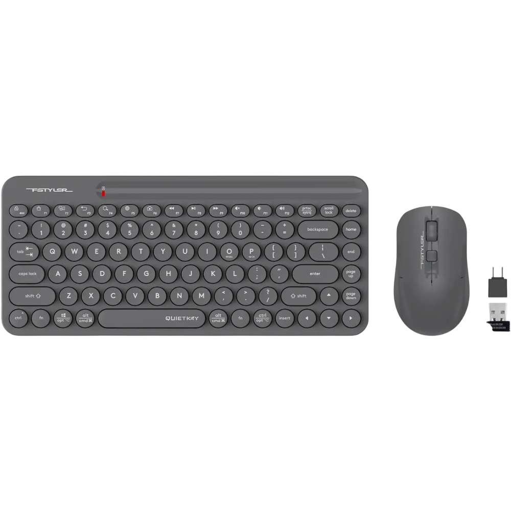 Клавиатура + мышь A4Tech Fstyler FG3200 Air2, Серый детальное изображение - 2