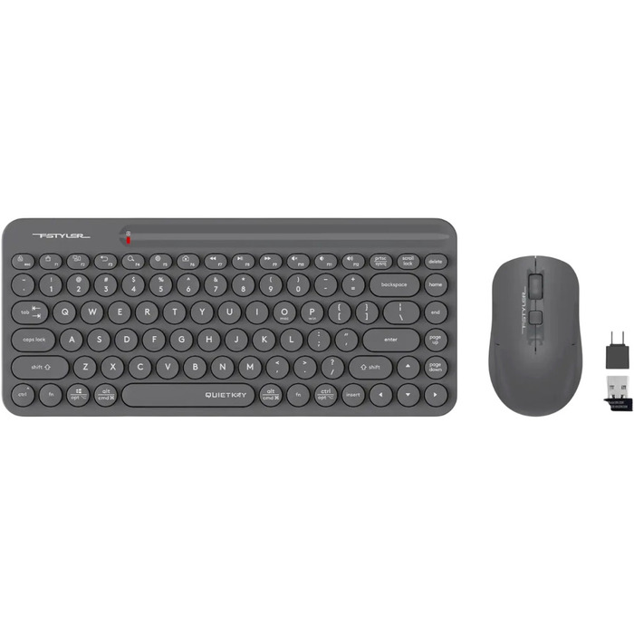 Клавиатура + мышь A4Tech Fstyler FG3200 Air2, Серый №2
