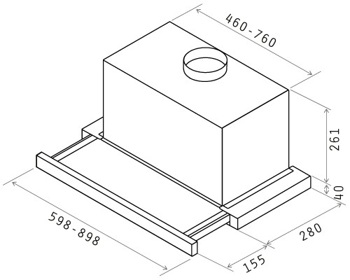 Вытяжка Elica Elite 26 IX/A/90, Серебряный детальное изображение - 2