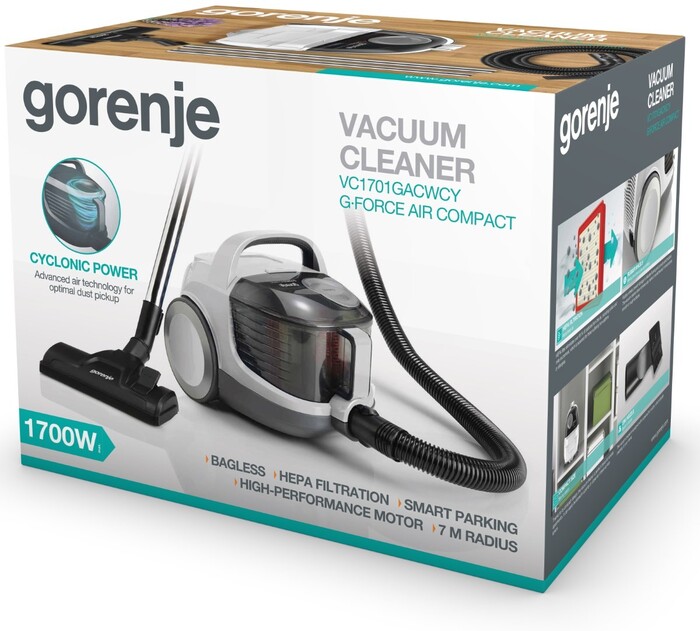 Пылесос Gorenje G Force Air VC 1701 GACWCY, Белый №4