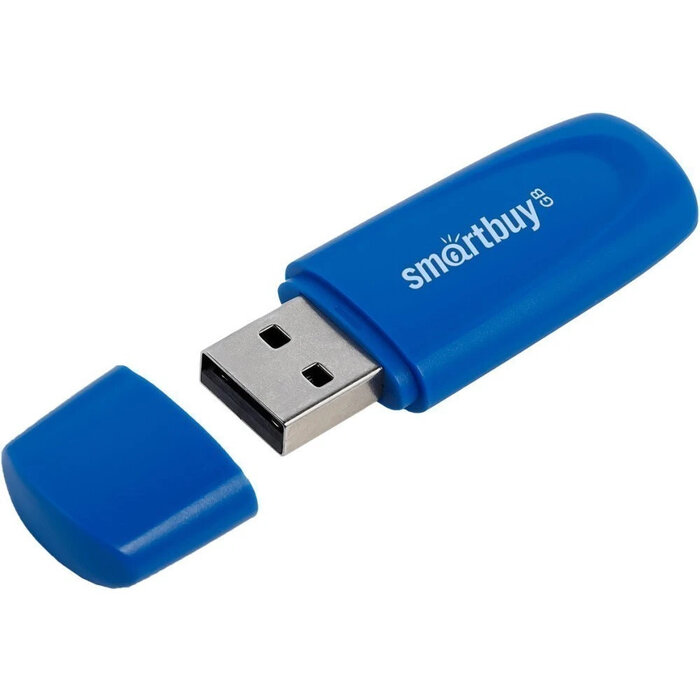 USB Flash накопитель SmartBuy Scout (SB032 ГБ2SCB) 32 ГБ, синий №1