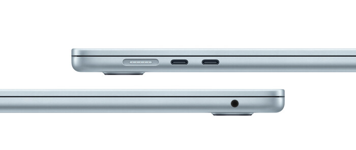 Ноутбук Apple MacBook Air 15 2025 на M4, RAM 16 ГБ, Sky Blue, SSD 512 ГБ, Apple graphics 10-core №4