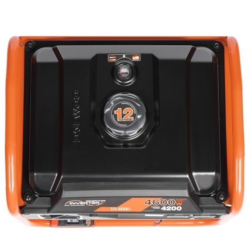 Генератор бензиновый DAEWOO GDA 4600Ei, 4.2 кВт, Оранжевый детальное изображение - 8