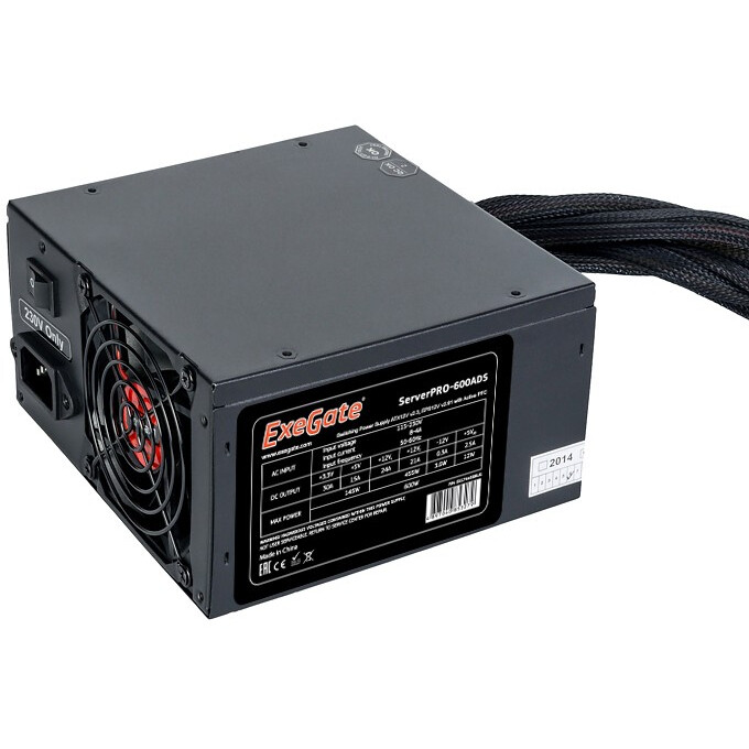 Серверный блок питания ExeGate ServerPRO-ADS, 600 Вт детальное изображение - 2