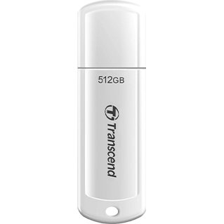 USB Flash накопитель Transcend JetFlash 730 (TS512GJF730) 512 ГБ, белый детальное изображение - 1