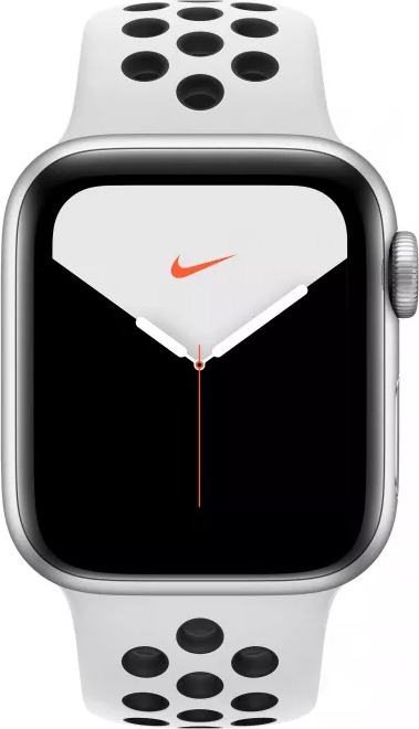 Смарт-часы Apple Watch Series 5 Nike 40 мм, GPS, Серебристый, White Sport Band детальное изображение - 2
