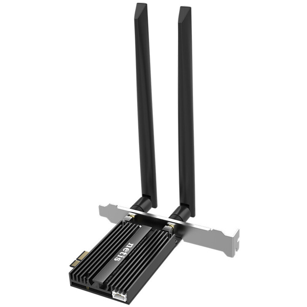 Wi-Fi адаптер Netis F1, Wi-Fi 5 + Bluetooth 5.0, Черный детальное изображение - 4