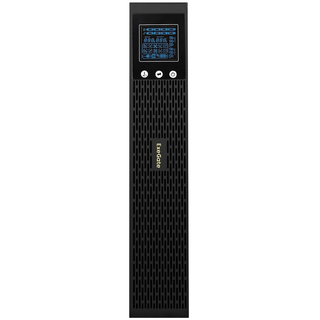 ИБП ExeGate Power Back UHB-2000.LCD.AVR.1SH.4C13.RJ.USB.2U детальное изображение - 2