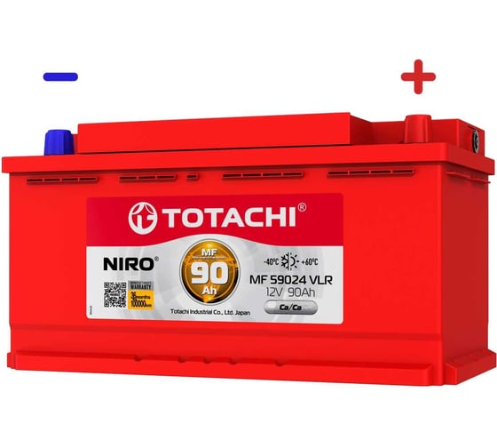 Аккумулятор TOTACHI АКБ NIRO, Обратная полярность, 90290, 90 А*ч детальное изображение - 1