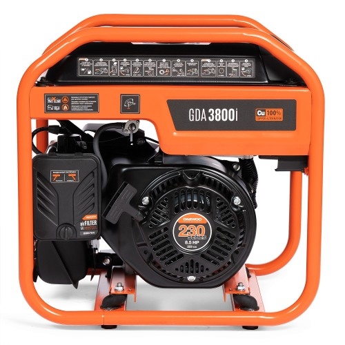 Генератор бензиновый DAEWOO GDA 3800i, 3.5 кВт, Оранжевый детальное изображение - 6