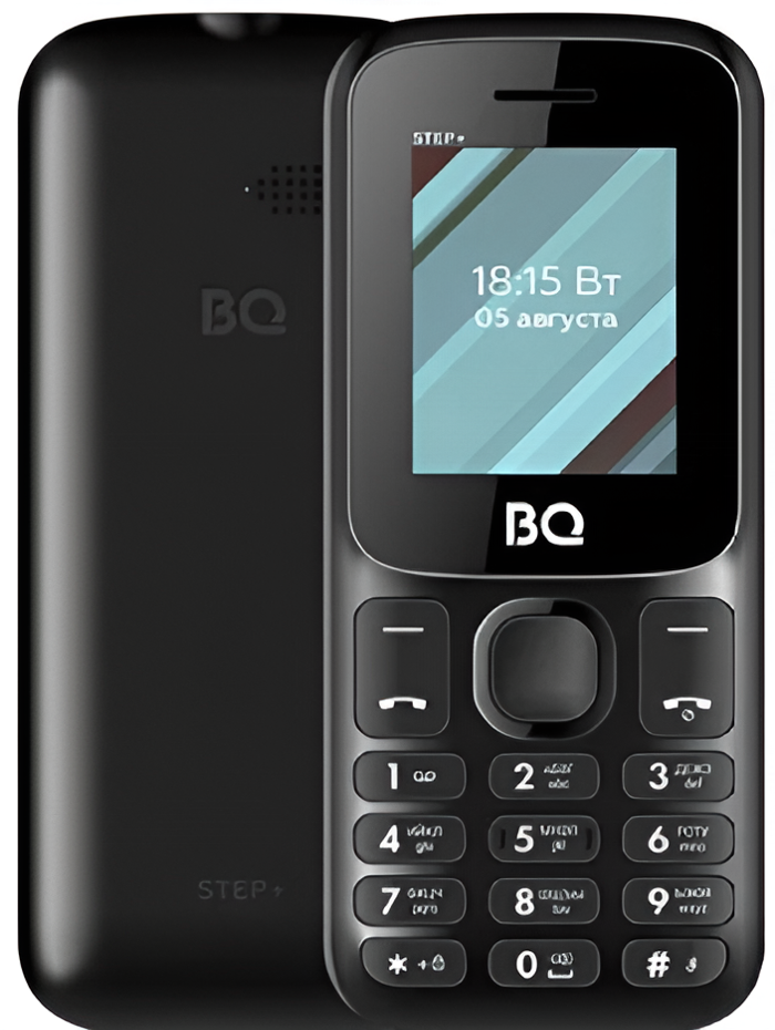 Мобильный телефон BQ 1848 Step+, 32 Мб, Черный/Синий, Dual mini-SIM детальное изображение - 4