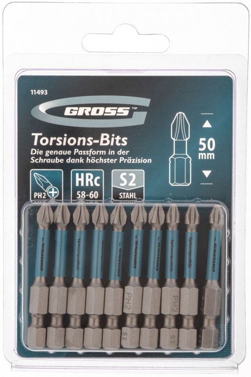 Биты, торцевые головки Gross 11493 детальное изображение - 1