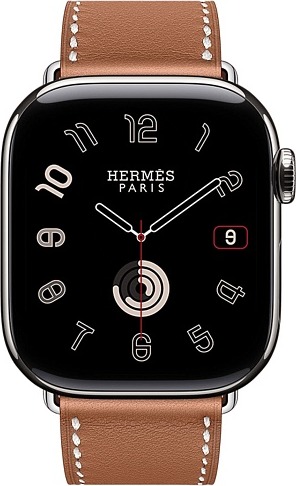 Умные часы Apple Watch Hermes Series 11 46 мм, Titanium Case with Single tour band, GPS + Cellular, Серебряный детальное изображение - 3