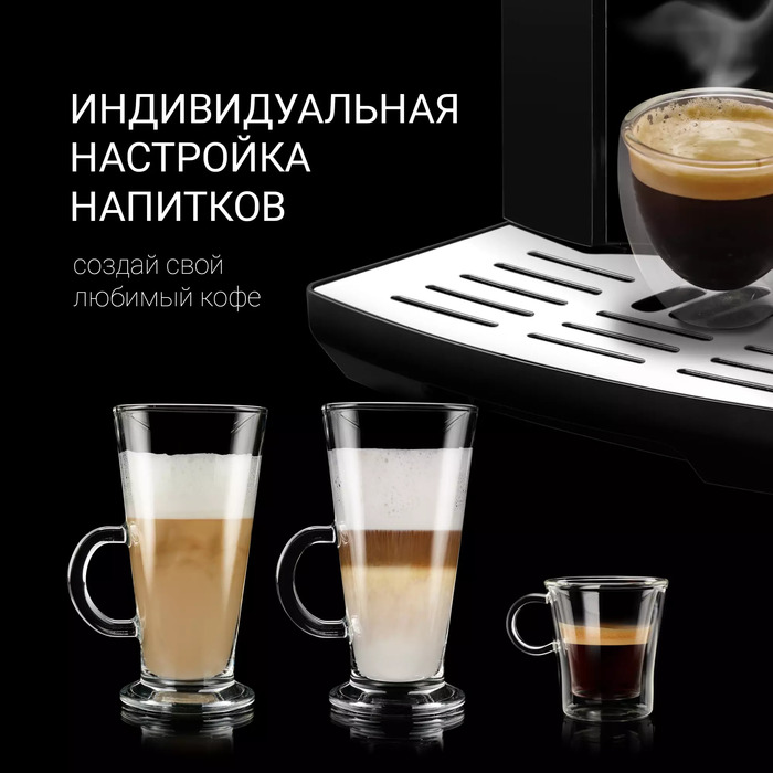 Кофемашина Polaris PACM 2041SW, Черный №6