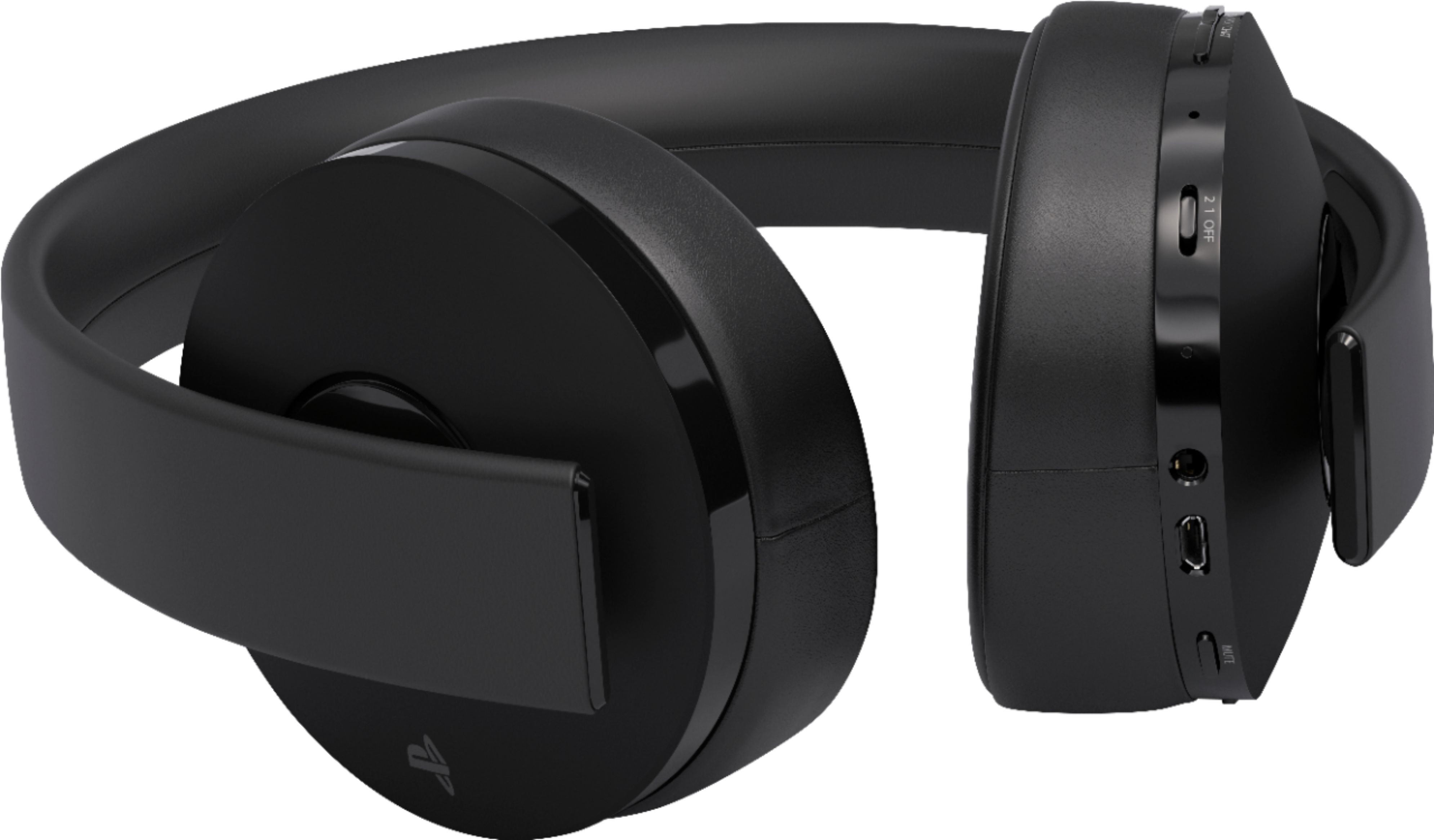 Беспроводные наушники PlayStation Gold Wireless Headset, Черный детальное изображение - 5