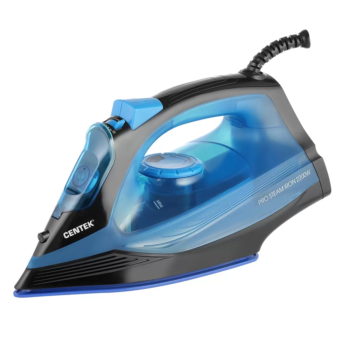 Утюг Centek CT-2351, Голубой детальное изображение - 3