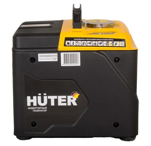 Генератор бензиновый HUTER DN A1.5i 64/10/22, 1.1 кВт, Черный детальное изображение - 4