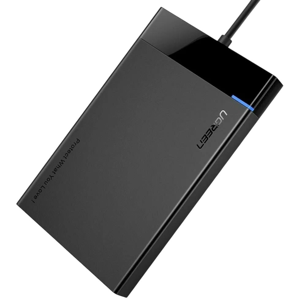 Внешний корпус для HDD UGREEN US221 30847, Чёрный детальное изображение - 2