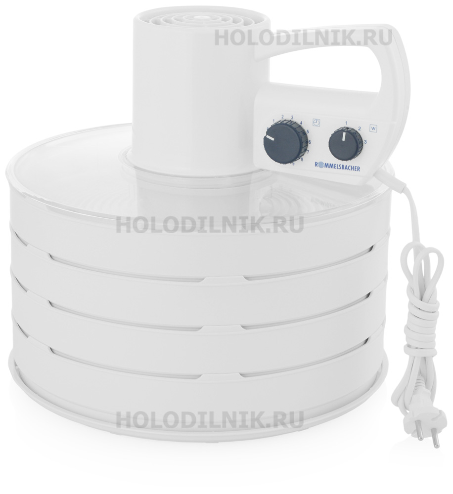 Сушилка для овощей Rommelsbacher DA 750, 700 Вт, Белый детальное изображение - 2