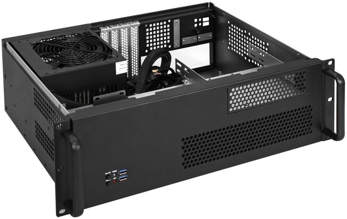 Серверный корпус ExeGate Pro 3U330-02/500PPH-SE, 500 Вт, Черный №2