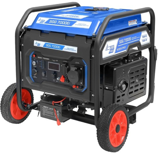 Генератор бензиновый ТСС SGG 7000Ei 060027, 7 кВт, Синий детальное изображение - 1