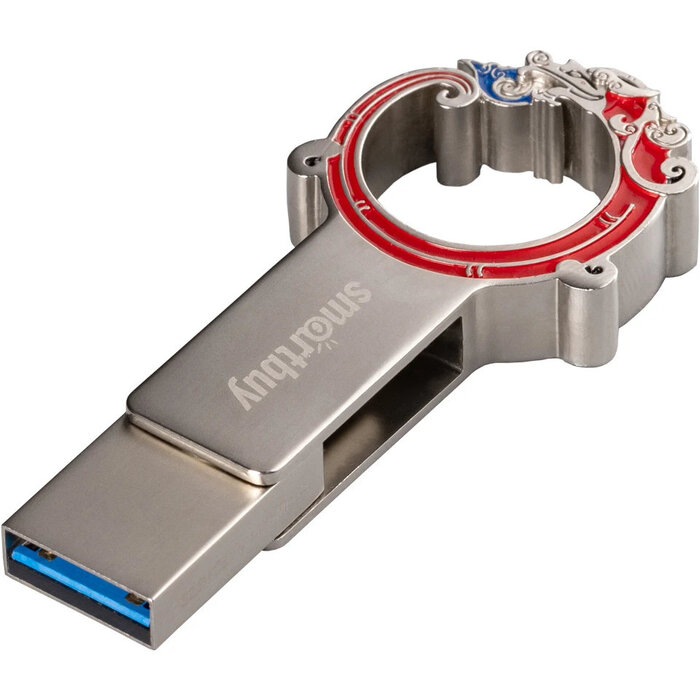 USB Flash накопитель SmartBuy Metal Snake (SB64 ГБ3MSN) 64 ГБ, красный №2