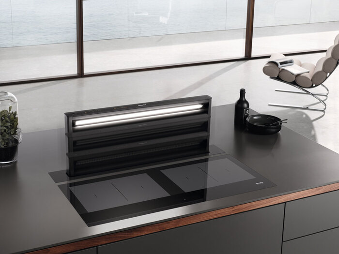 Встраиваемая вытяжка Miele DAD4840 Black Levantar, Черный обсидиан №4