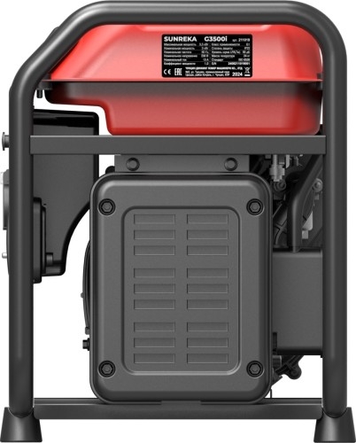Генератор бензиновый SUNREKA G3500i 211019, 3 кВт, Красный детальное изображение - 3