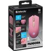 Мышь Defender Pandora GM-502  (52501), Розовый вариант - 3