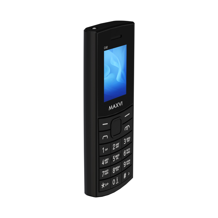 Мобильный телефон MAXVI C40, 32 Мб, Черный, Dual micro-SIM детальное изображение - 7